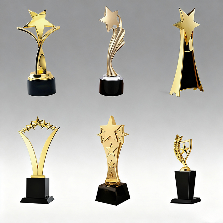 Metal Star Trophy high quality