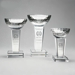 Sports Crystal Bowl Award Sports Crystal Bowl Award