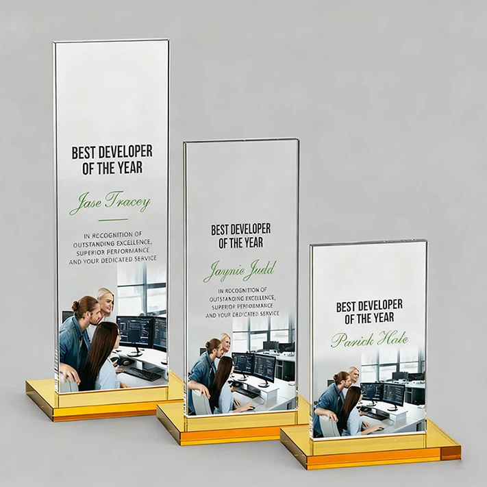 Rectangle Glass Awards high quality
