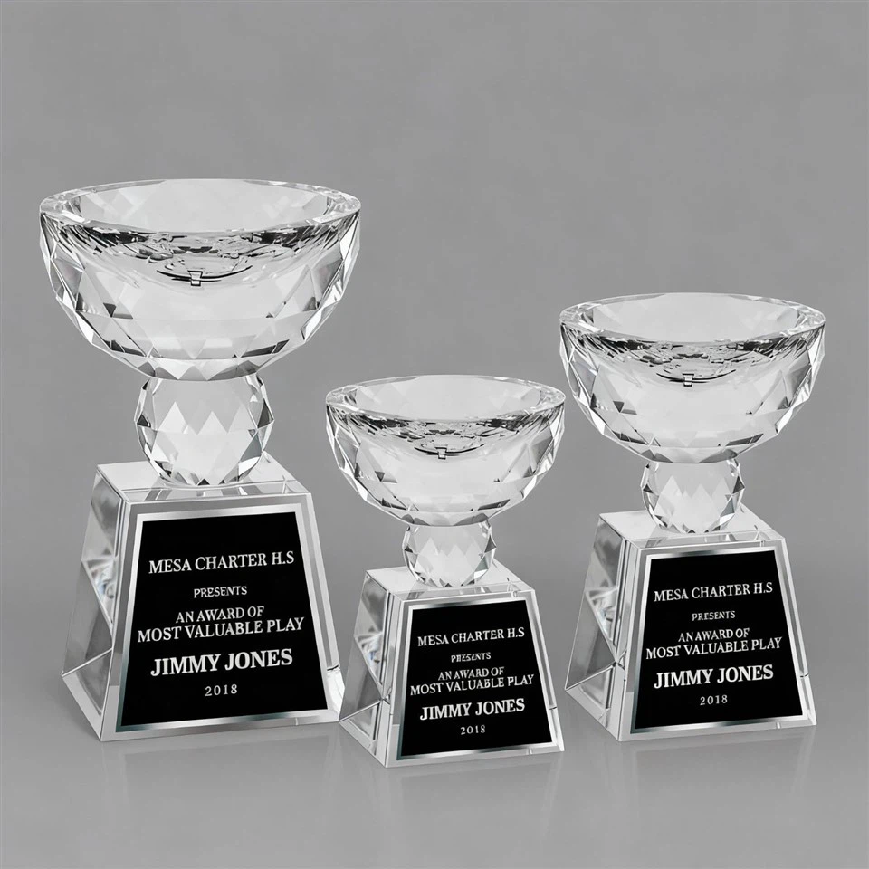Sports Cup Crystal Bowl Trophy high quality